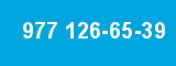 977 126-65-39 977 126-65-39